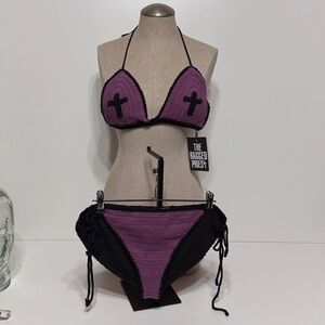 The Ragged Priest Repent Crochet Bikini Top and Bottom